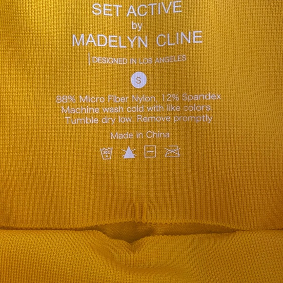 Yellow Madeyln Cline X SETactive (XS) top / (S) bottom - Picture 5 of 6